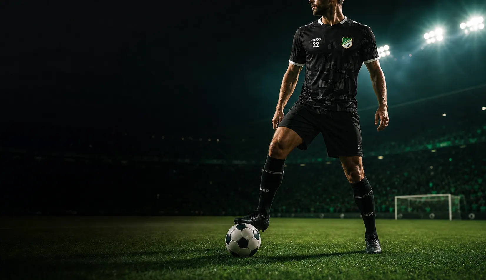 Spieler im offiziellen Trikot der SG Grün-Weiß Rehfelde
